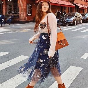 🌙 NWOT Myth of Stars Constellation Skirt ⭐️